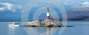 Les eclaireurs lighthouse, ushuaia, argentina