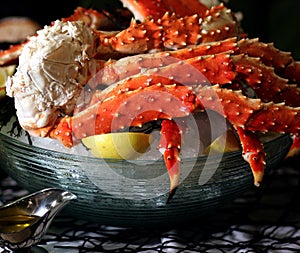 King crab on ice