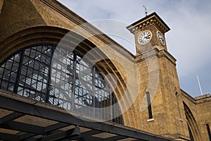 King Cross facade with the clock tower