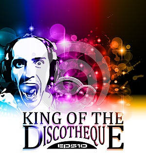 King of the discotheque flyer photo