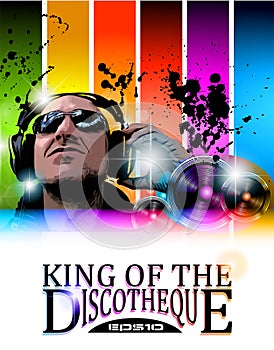 King of the discotheque flyer photo