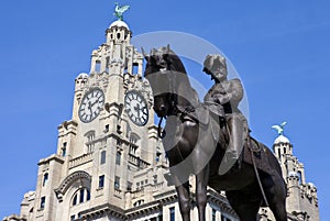 King Edward VII Monument in Liverpool