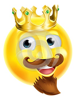 King Emoji Emoticon