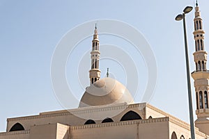 The King Faisal Mosque in Sharjah city, United Arab Emirates