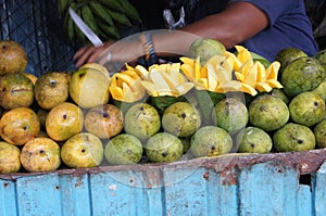 Mango Fruit shop in Sri Lanka photo