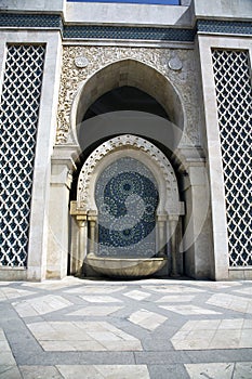 King Hassan II Mosque - Wash basin