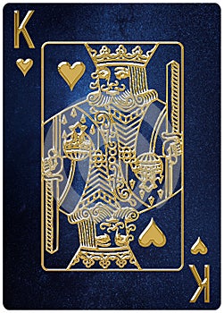 King of Hearts playing card