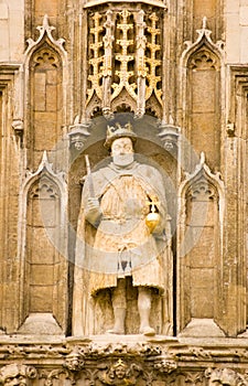 King Henry VIII statue, Cambridge photo