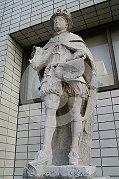 King Henry VIII statue in London, England