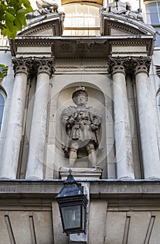 King Henry VIII Statue in London photo