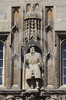 King Henry VIII at Trinity College Cambridge photo