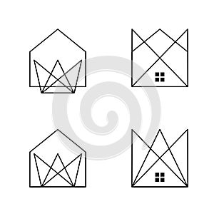 King home set Logo desain