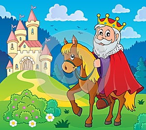 King on horse theme image 5