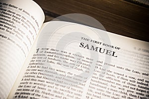 King James 1 Samuel, the book of the Bible