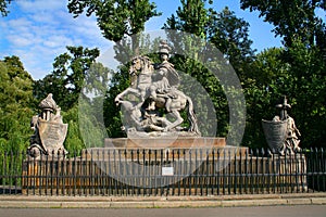 King Jan III Sobieski monument in Warsaw