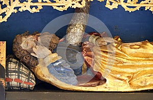 King Jesse, altar in chapel Amorsbrunn in Amorbach, Germany