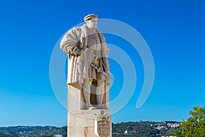 King Joao III statue in Coimbra