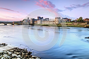 King John's Castle in Limerick, Ireland.