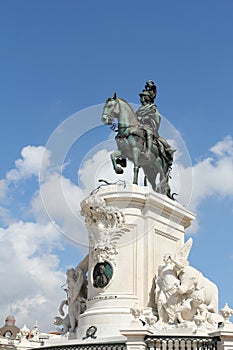 King Jose I statue in Lisbon