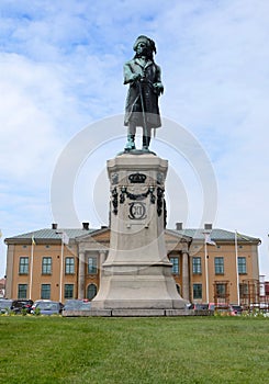 King Karl XI statue photo