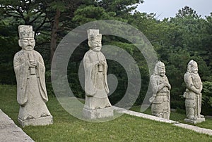 King Kong Min Tomb, Kaesong, North Korea.