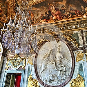 King Louis XIV Stone Sculpture photo