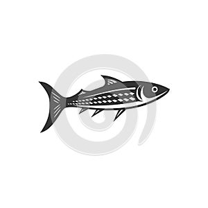 King mackerel fish icon