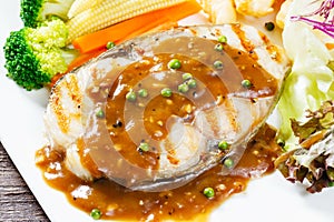 King mackerel steak