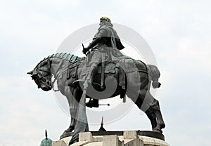 King Matthias Corvin Statue