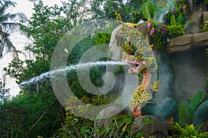 King of Nagas, Serpent or Great Naga.water splash