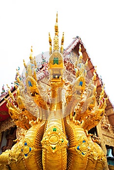 King of Nagas in the Thai Temple