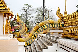 King of Nagas at wat Nongwang Khonkaen, Thailand