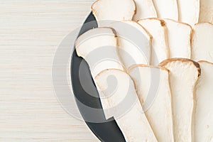 King oyster mushroom or King trumpet mushrooms