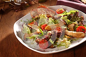 King Oyster mushroom salad