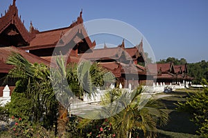 King Palace in Mandalay, Myanmar (Burma)