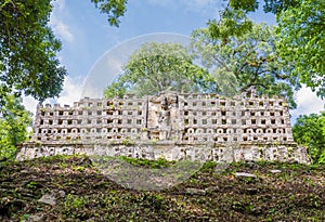 King Palace in Yaxchilan mayan ruins, Chiapas, Mexico