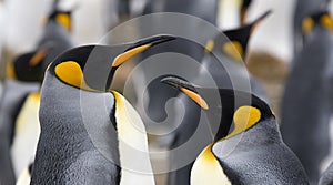 King penguins (Aptenodytes patagonicus)