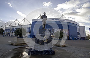 The King Power Stadium is home to Leicester City Football Club in Leicestershire
