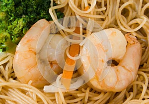 King Prawn and Rice Noodles