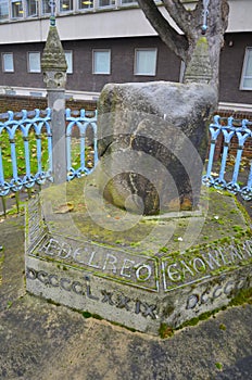 King pronounciation stone in Kingston, London