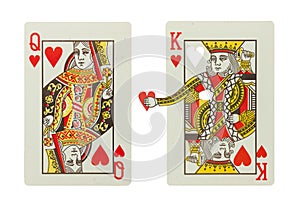 King and Queen of hearts in a relationship