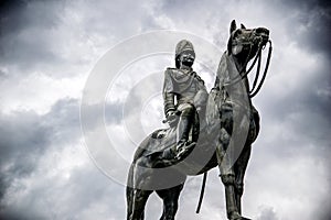 King Rama the Fifth Monument Square in bangkok,thailand