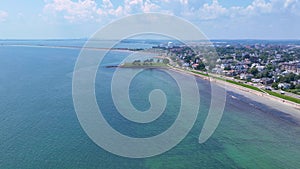 King\'s Beach aerial view, Lynn, Massachusetts, USA