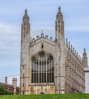 King`s College Chapel, late Perpendicular Gothic English architecture, Cambridge, England