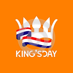 King's Day Vector Template Design Illustration