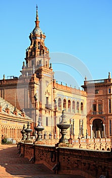 King`s Palace on Spain`s Square photo