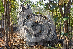 King Seat Stone or Rock at Phayao Attractions Northern Thailand Travel Back