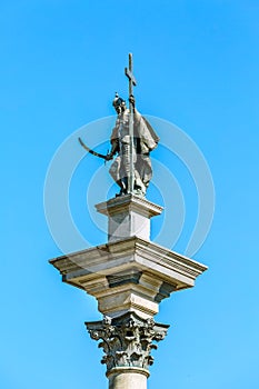 King Sigismund column, castle square, Warsaw, Poland