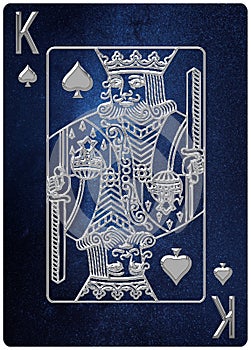 King of Spades playing card