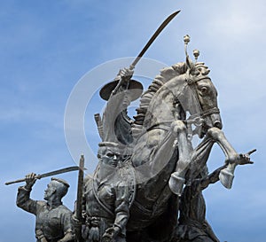 King Taksin monument , Chantaburi Thailand. photo